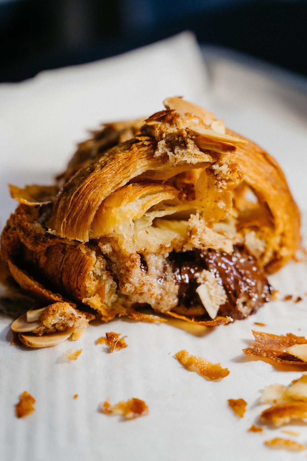 Made some Prosciutto & Cheese, Almond w/ Valrhona filling and Classic