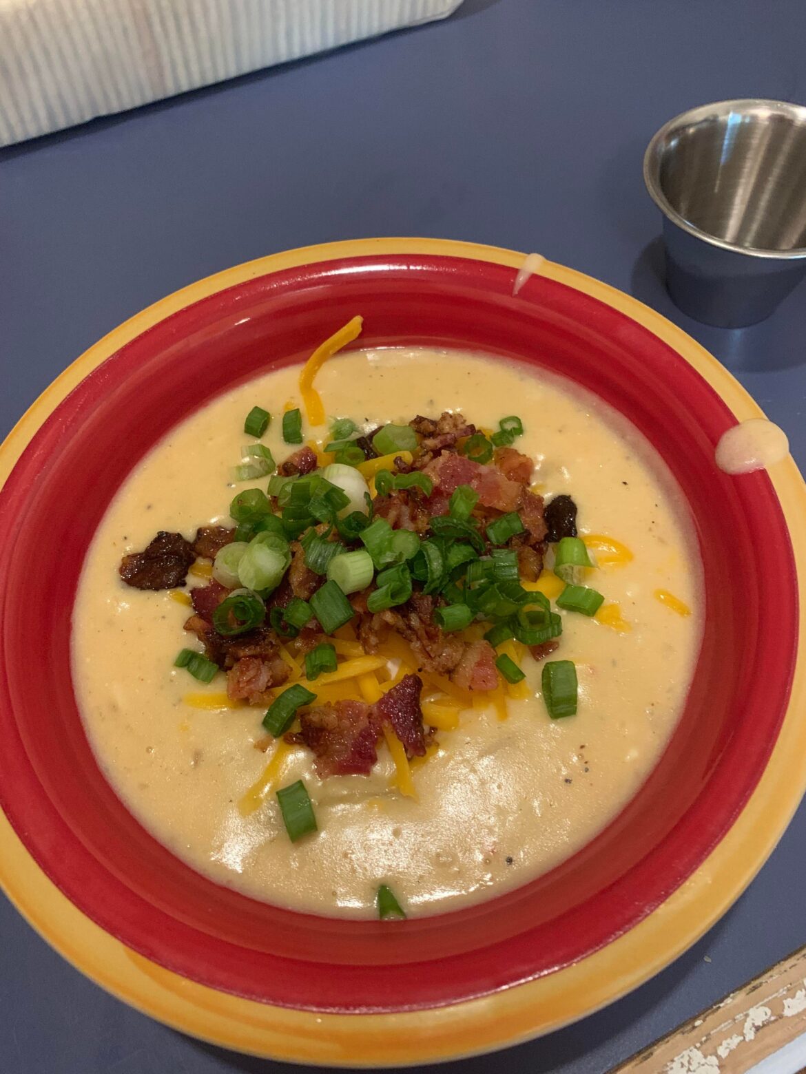 Potato soup on a gloomy Sunday