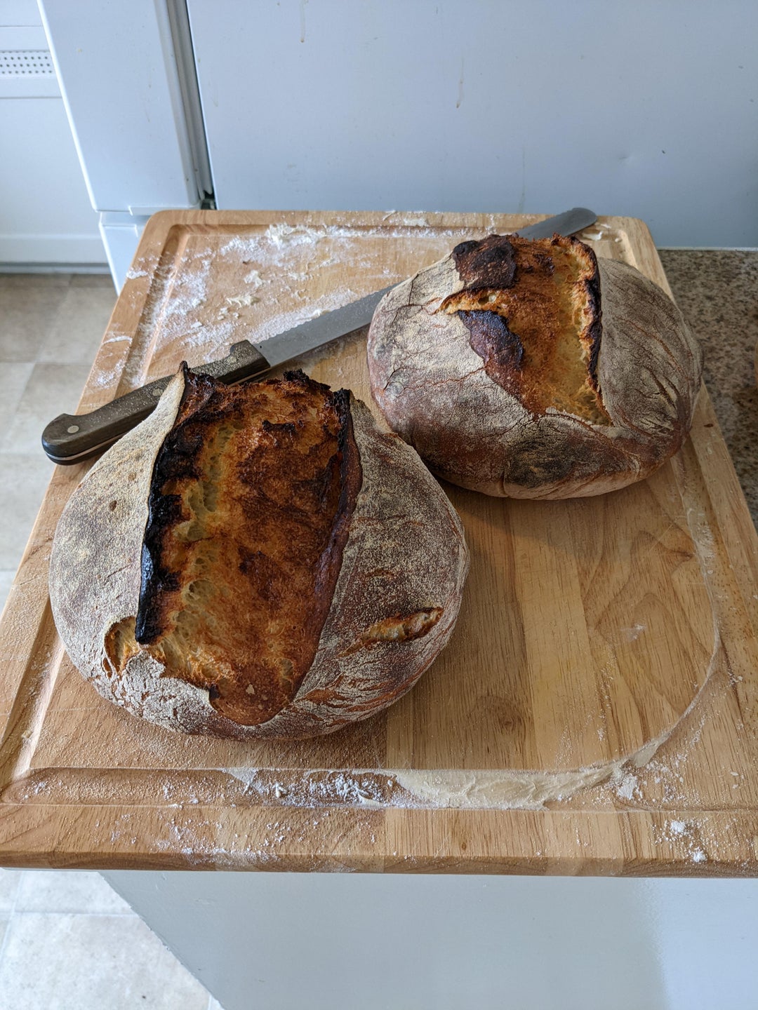 Very pleased with this sourdough and even more happy with the grilled