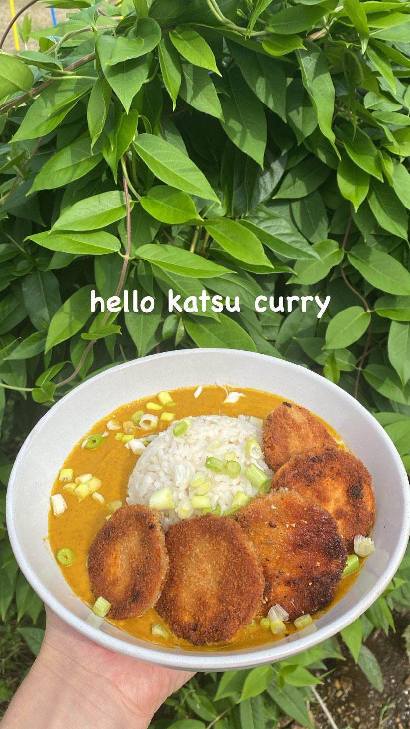 a sweet potato katsu curry Dining and Cooking
