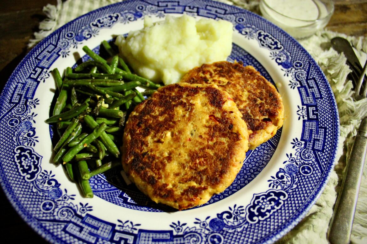 Southern Salmon Patties with Homemade Tartar Sauce