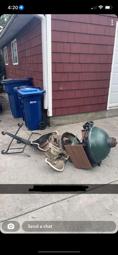 Humpty Dumpty sat on a wall. Bad day for our Green Egg