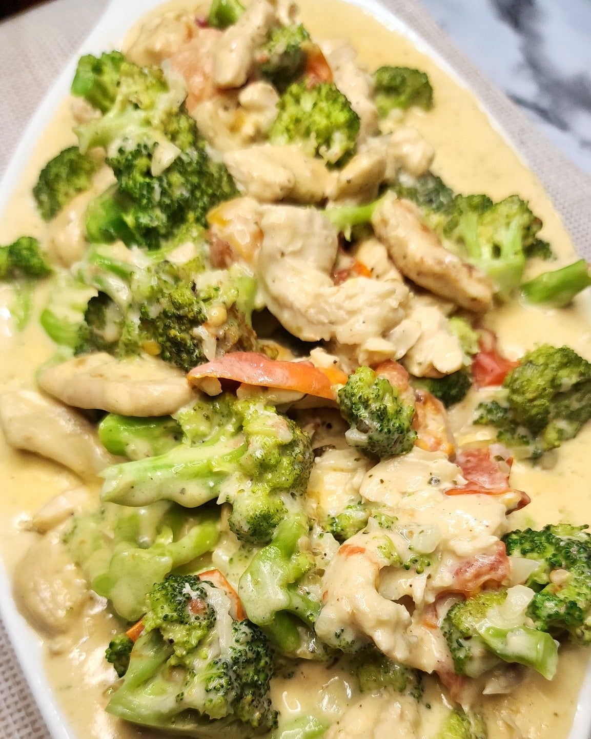 OnePan Garlic Chicken Broccoli Pesto Dining and Cooking