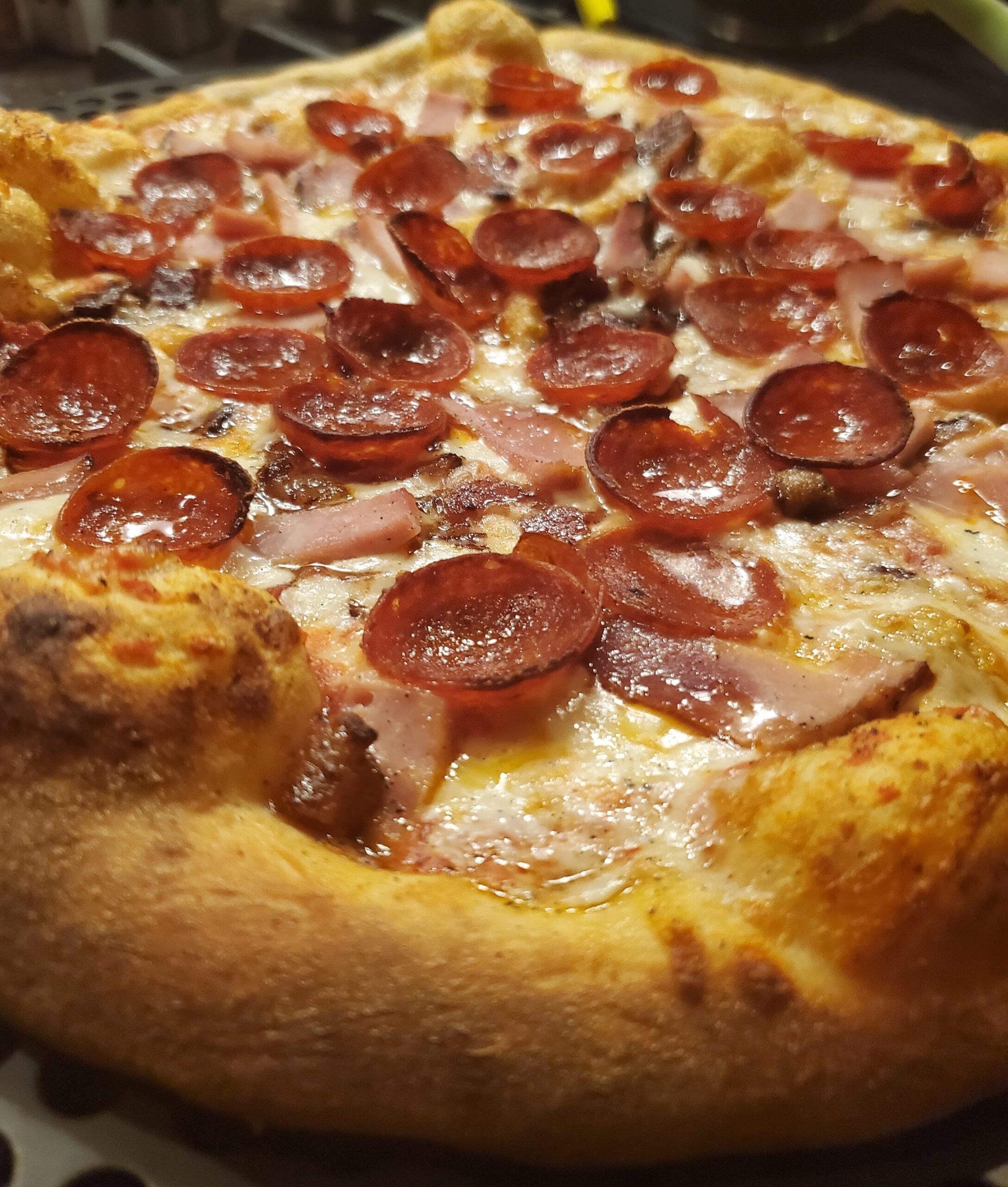 Roni, Nueske's Bacon, and smoked ham Dining and Cooking