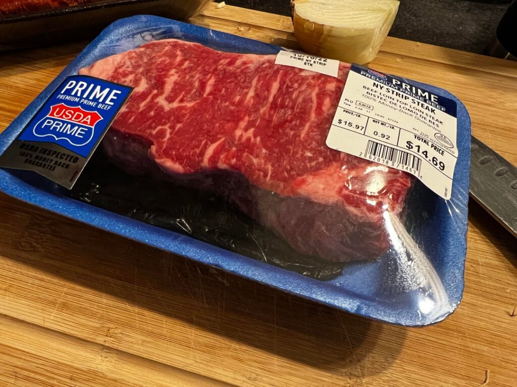 Walmart Prime New York Strip