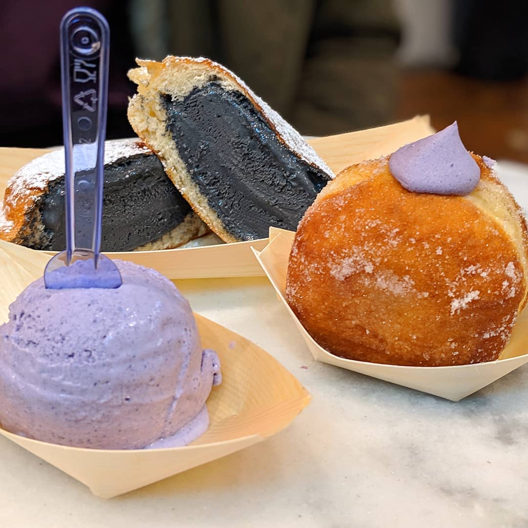 Ube IceCream, Ube Donuts and a Buko & Pandesal IceCream Sandwich