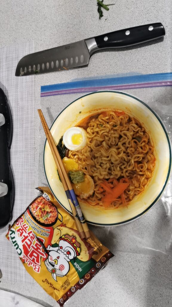 Forgot to chop the chives again. oops