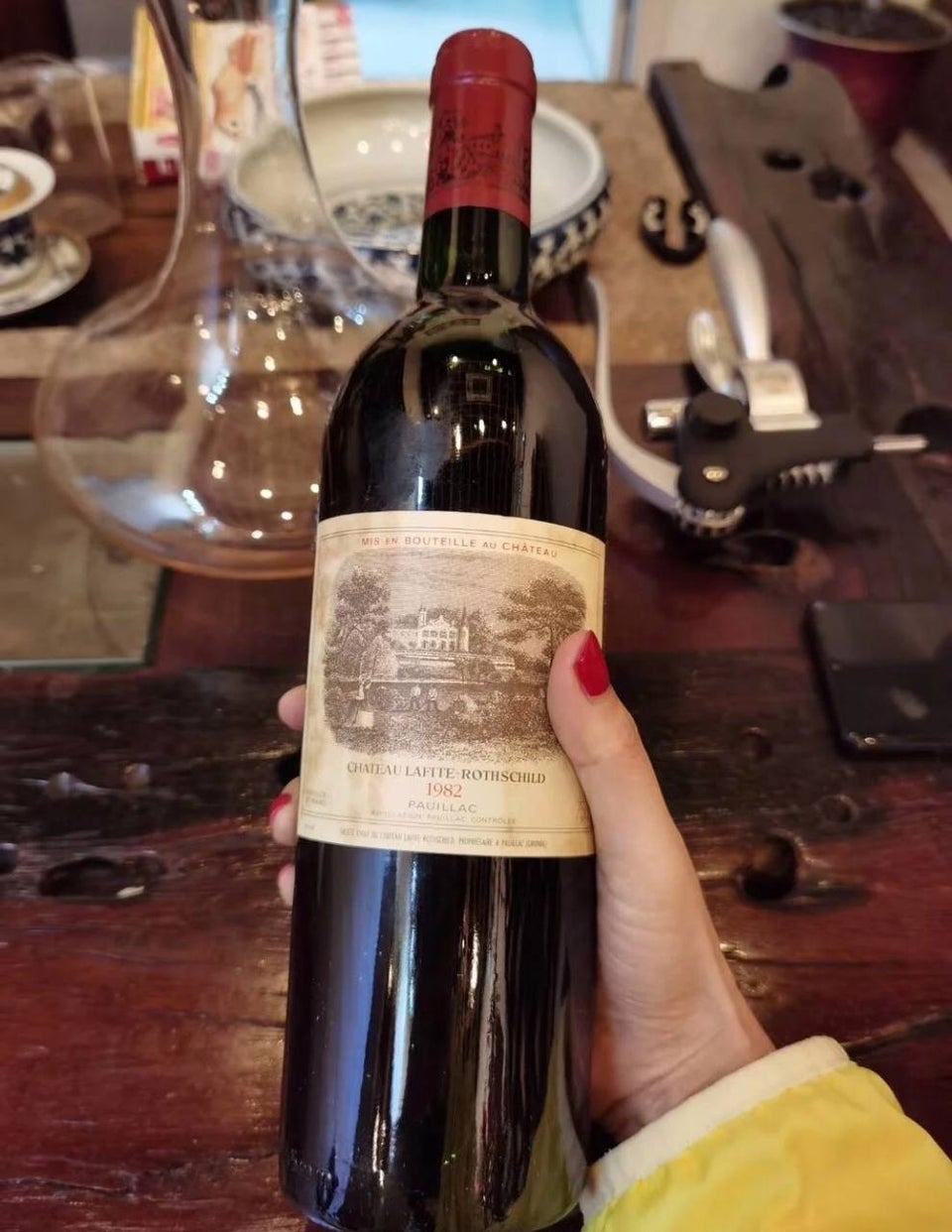 Can't reverseimagesearch this exorbitantly priced bottle of wine