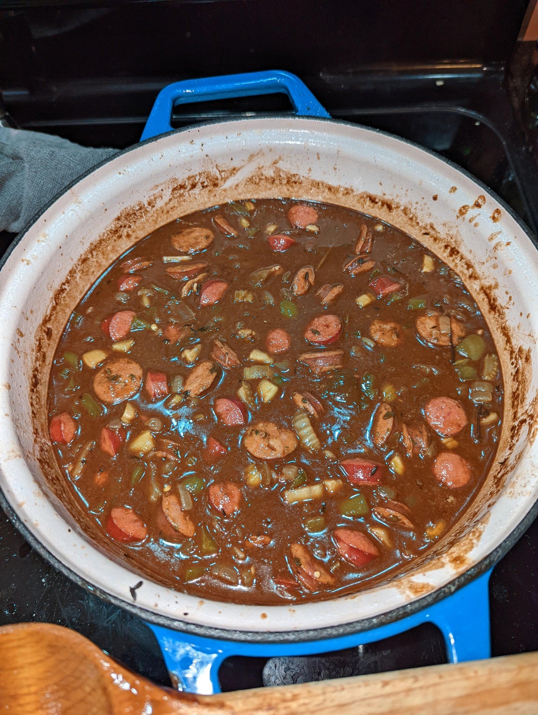 Chicken and Sausage Gumbo Dining and Cooking