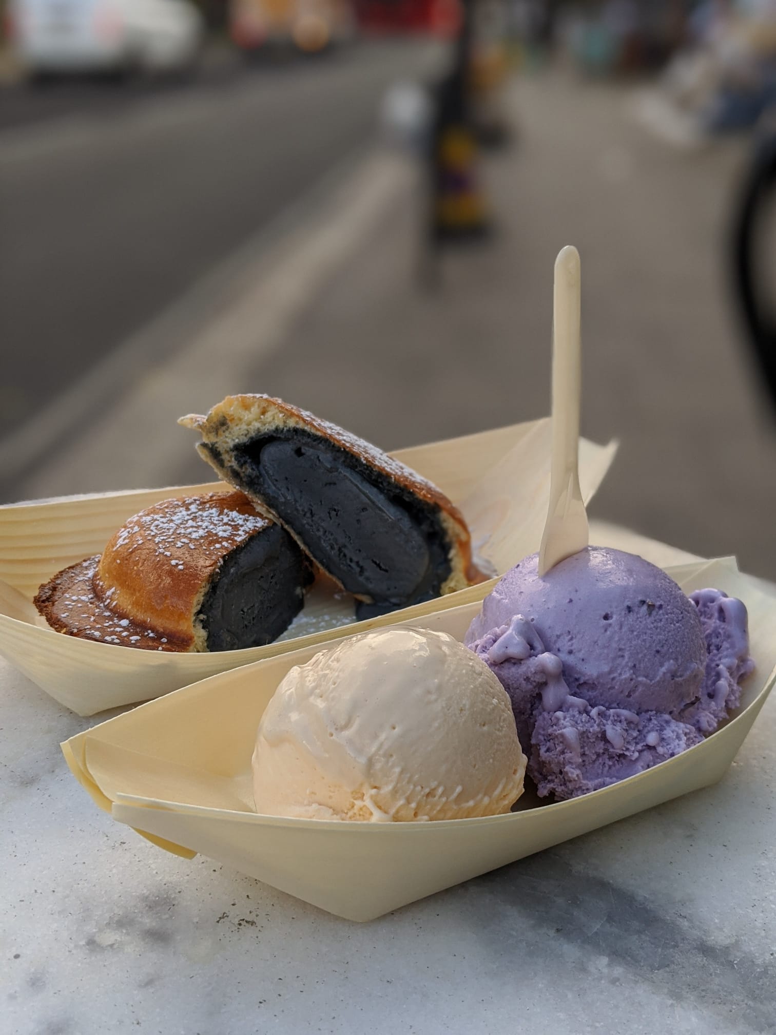Filipino Ube and Queso IceCream Dining and Cooking