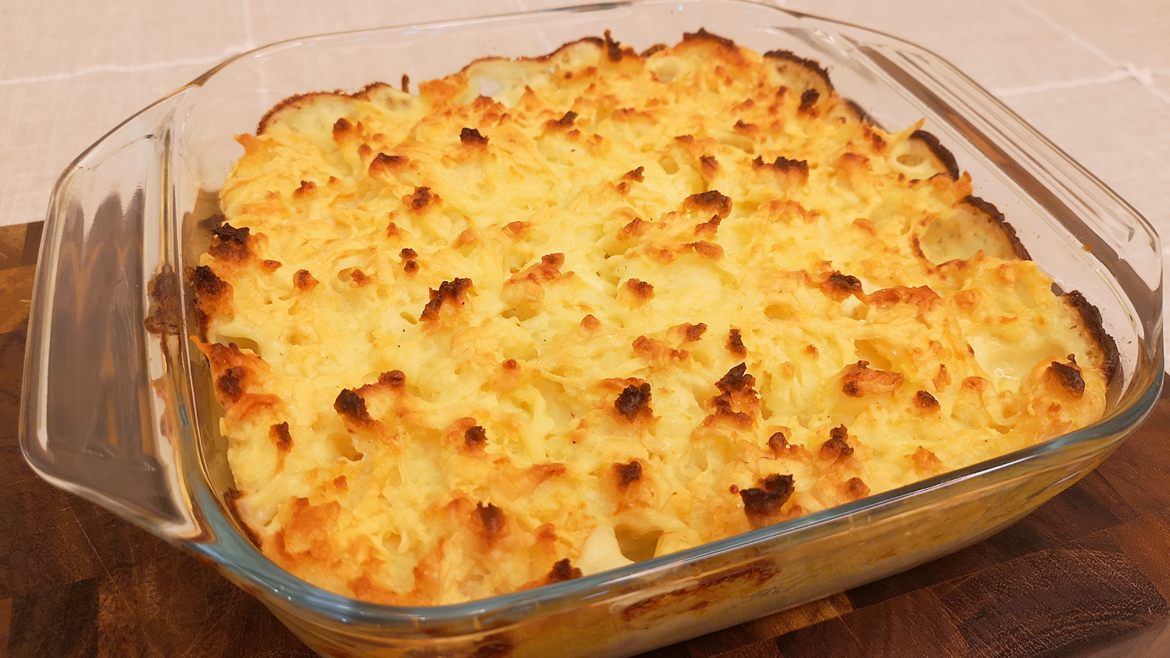 Cheesy fish pie recipe