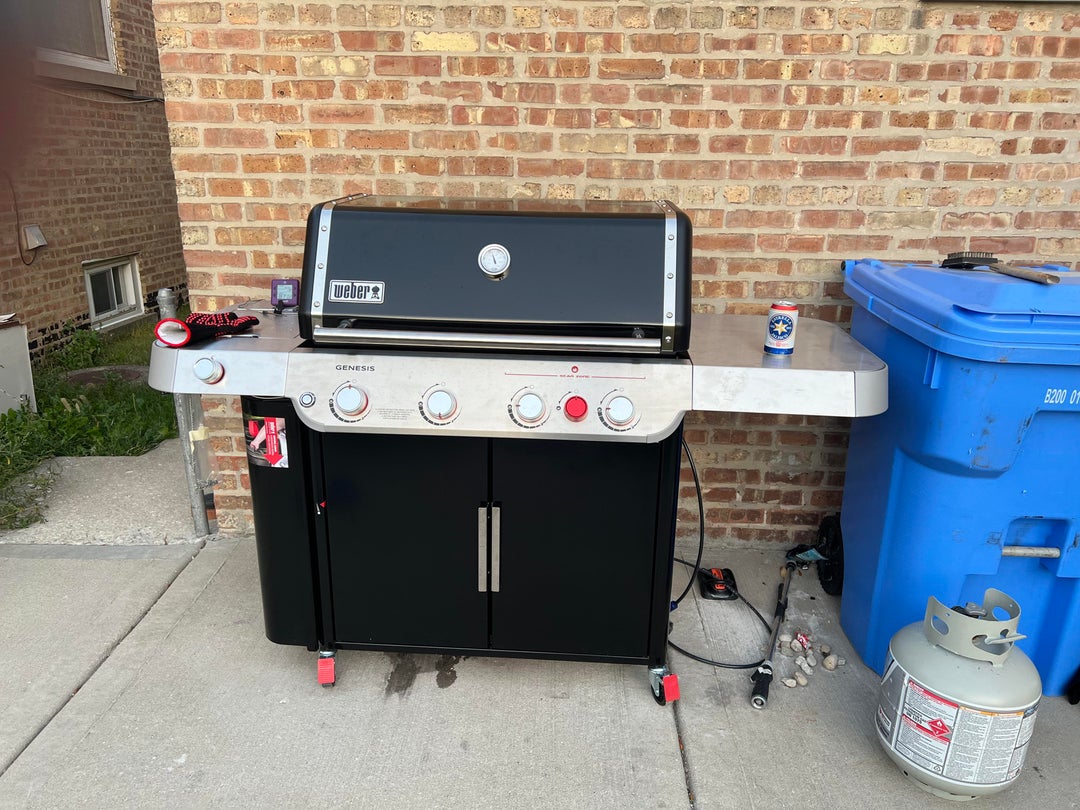 Third time using the new grill Dining and Cooking