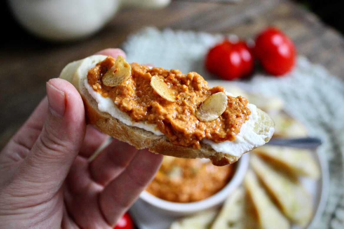 Romesco Sauce (Blistered Red Pepper & Sundried Tomato Pesto)