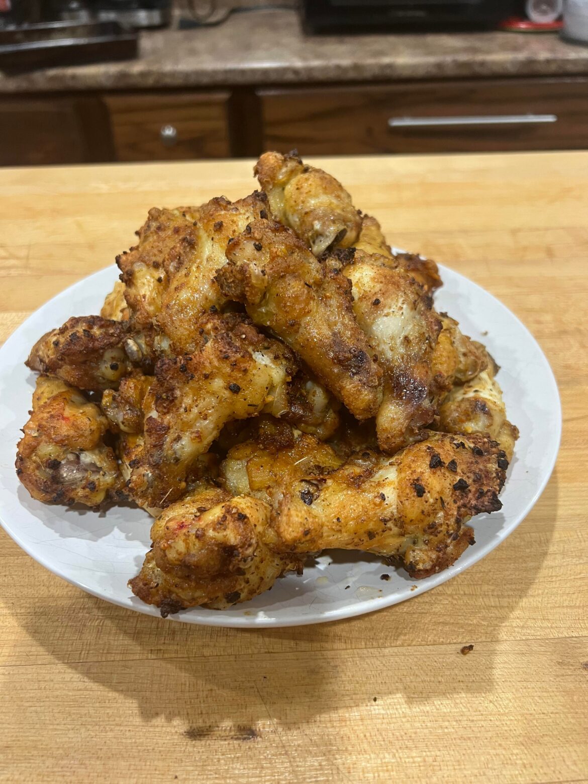 Air-fried wings