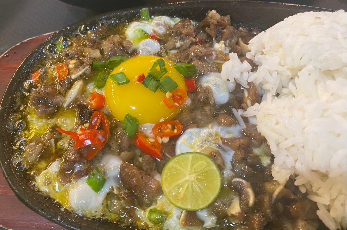 Filipino Pork Sisig with Rice