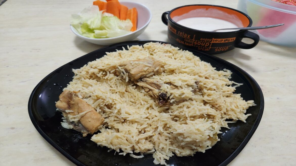 Mughlai White Chicken Pulao