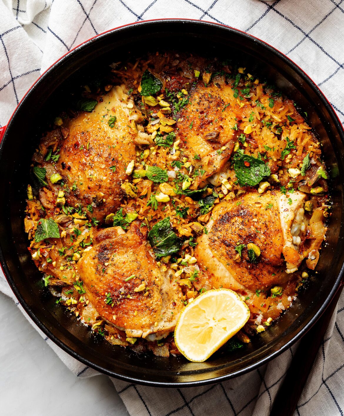 One-Pot Chicken and Rice with Saffron