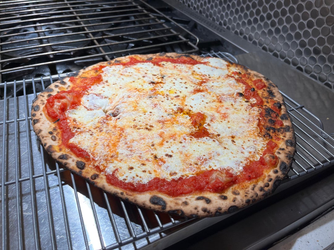 Ooni Karu 16 Margherita and pepperoni duo. Dining and Cooking