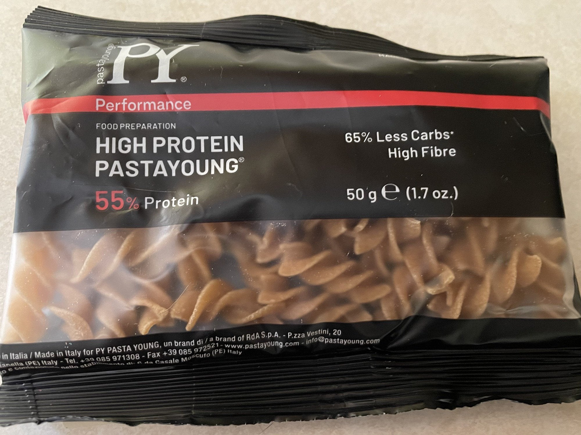 I tried the Protein Goals High Protein Pasta. Extremely cardboardy. Do