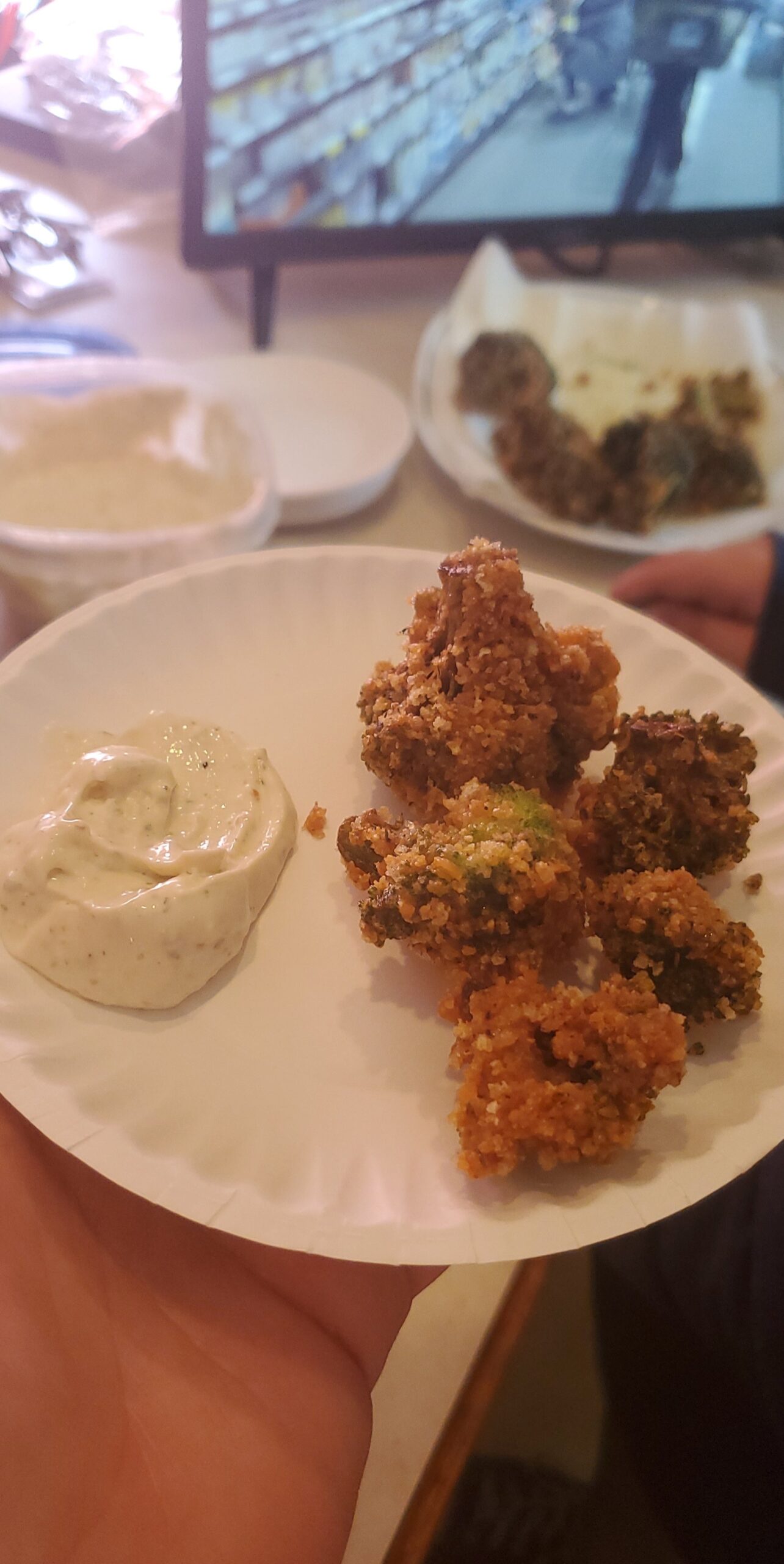Deep Fried Breaded Broccoli Dining and Cooking