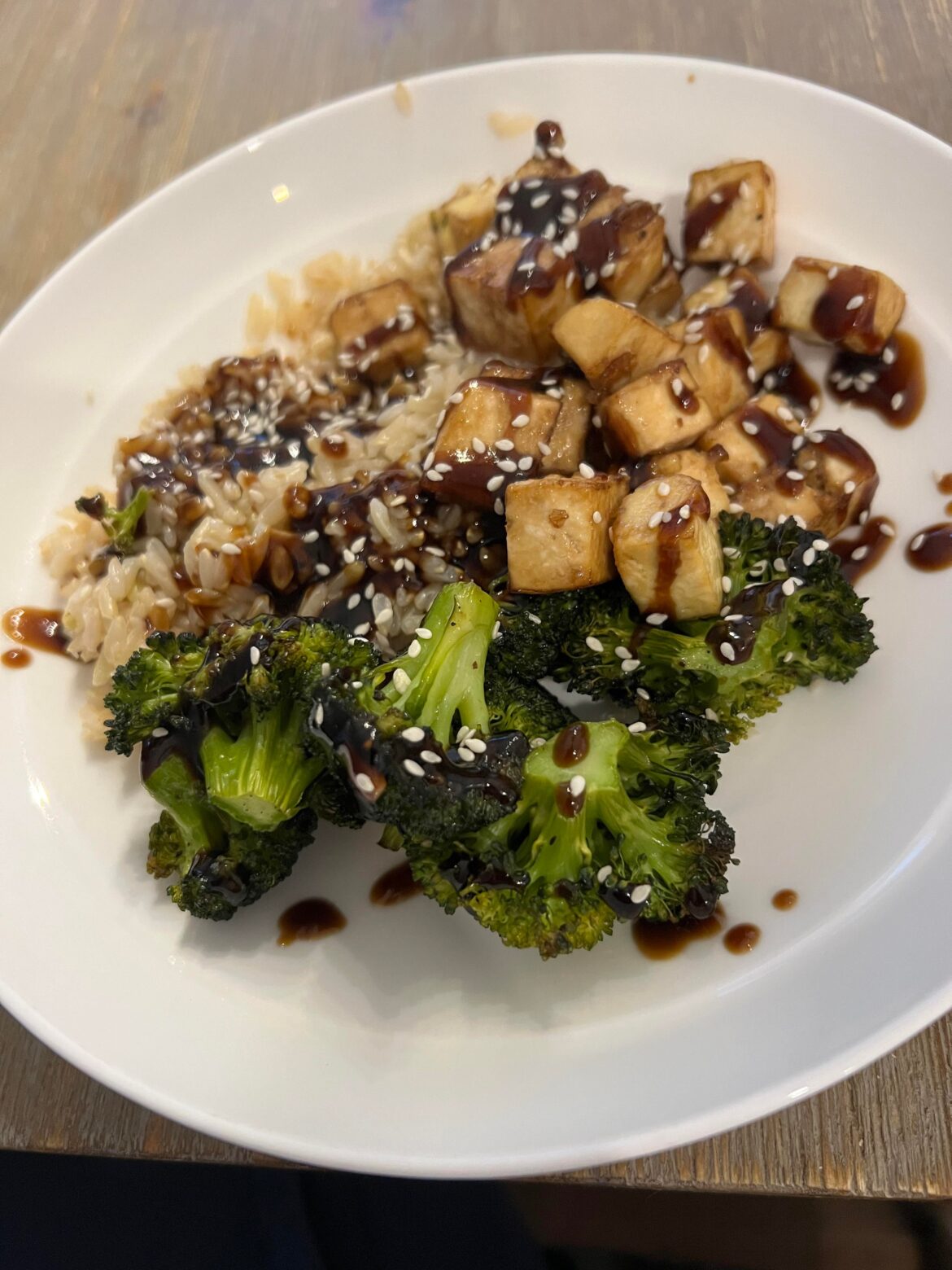 Sheet pan Teriyaki Tofu