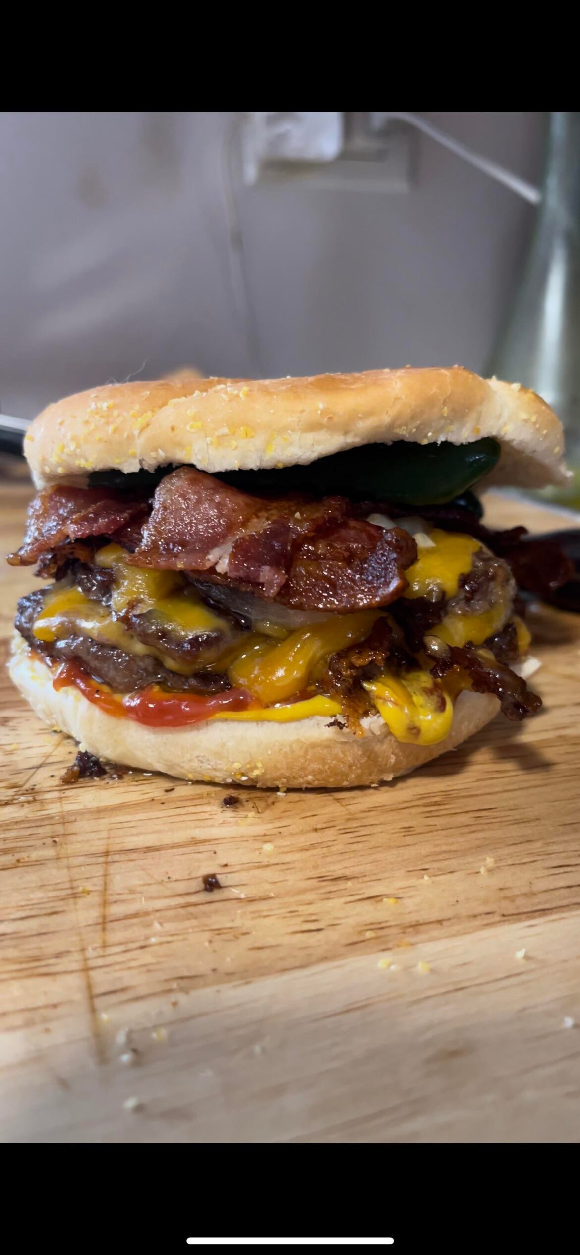 Griddle smash burger. Best burger I’ve made