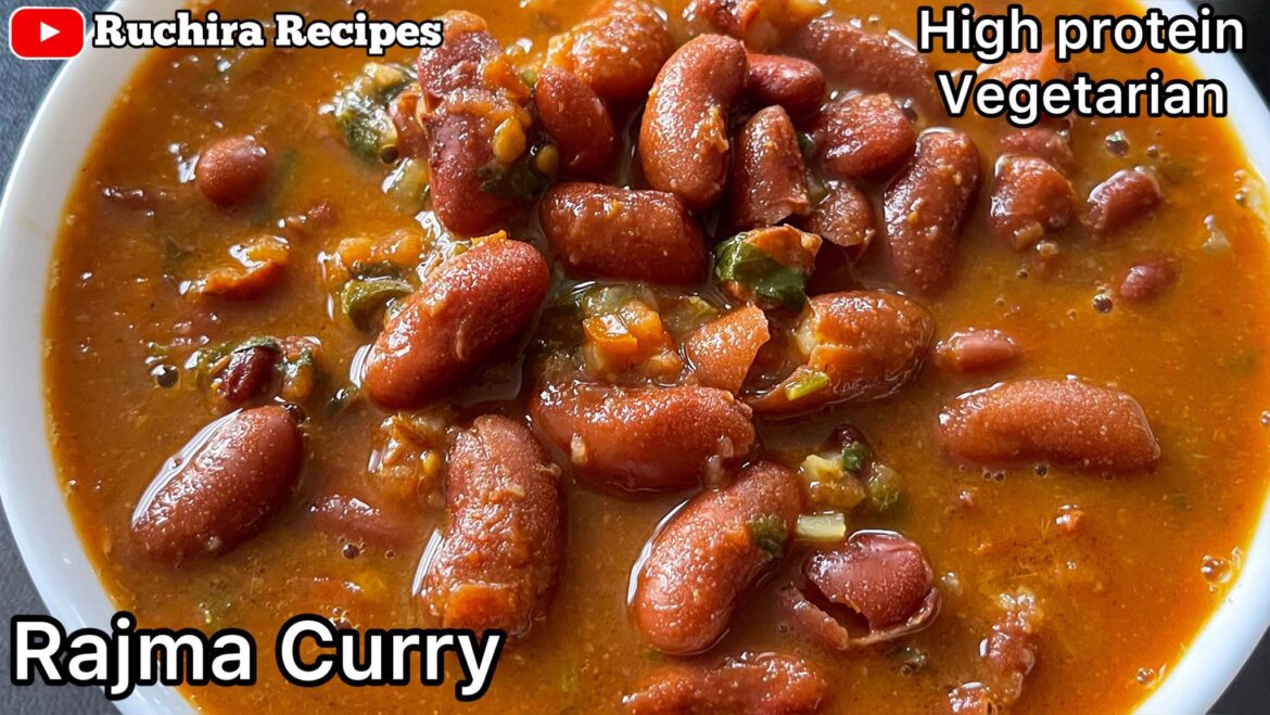 Rajma Curry Recipe (Kidney Beans)