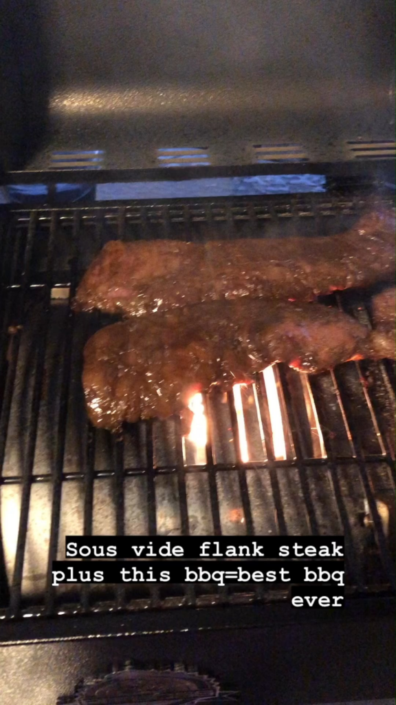 Grillin some sous vide skirt steak
