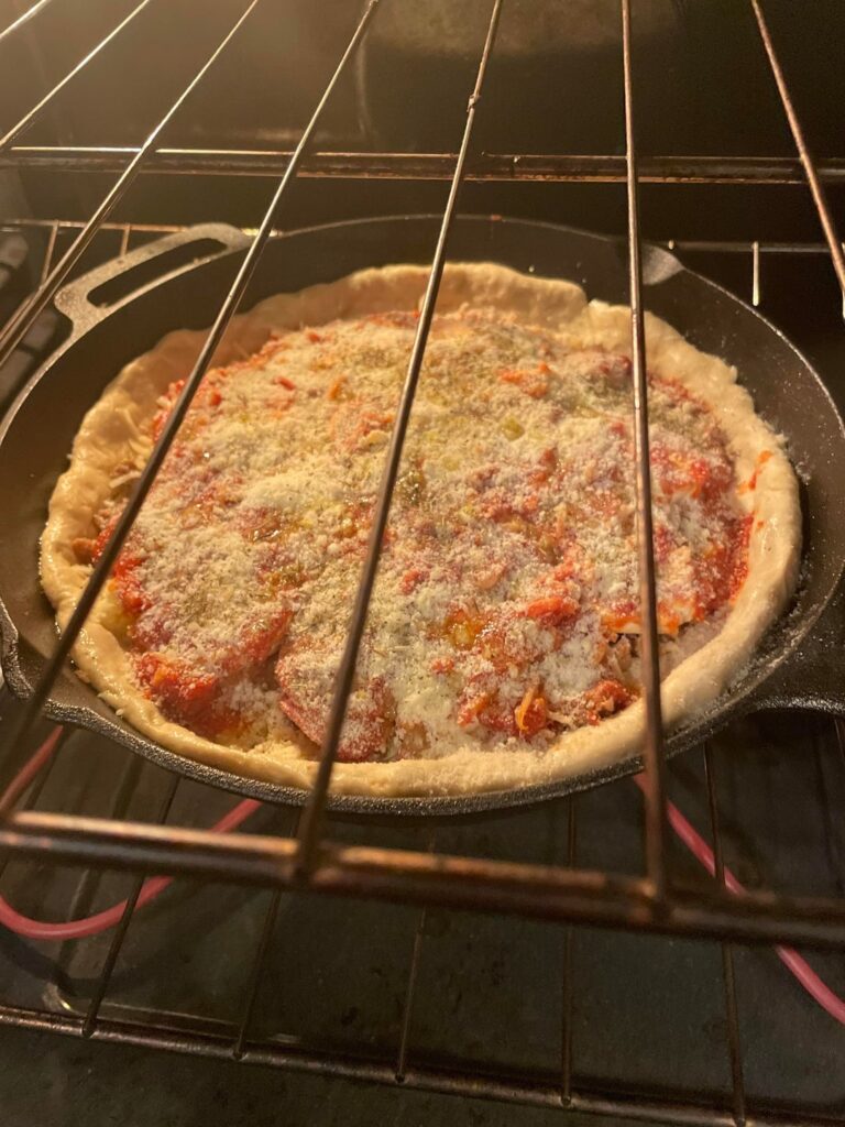 Deep Dish Before and After