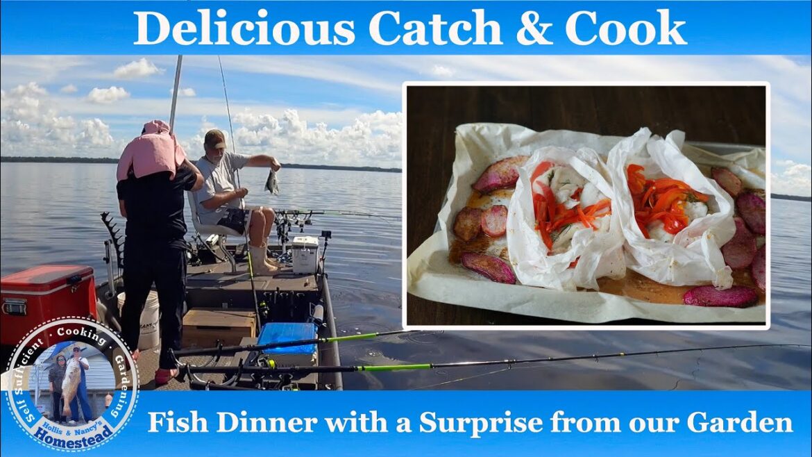 Catch and Cook : SURPRISING ingredient from our vegetable garden