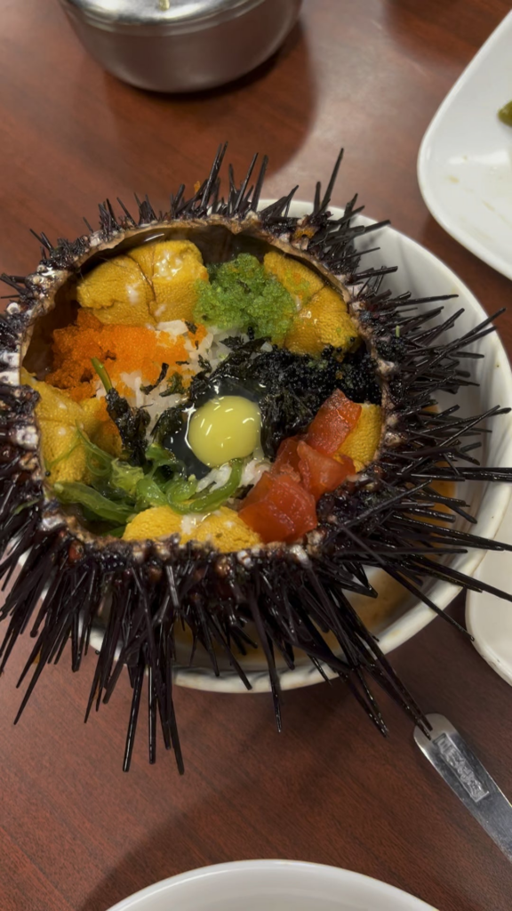 Had my first raw marinated crab experience last night with a beautiful uni rice bowl!!!