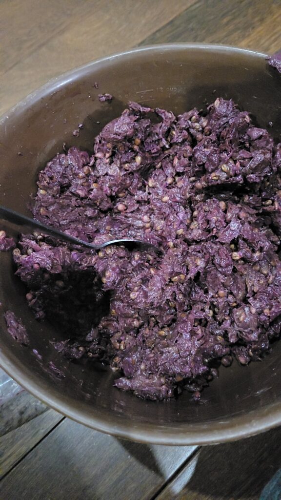 What to do with grape pulp?