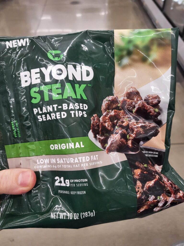 Steak Fajitas using the new Beyond Steak!