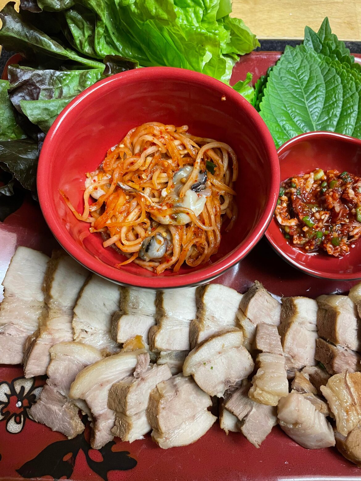 Homemade bossam 보쌈