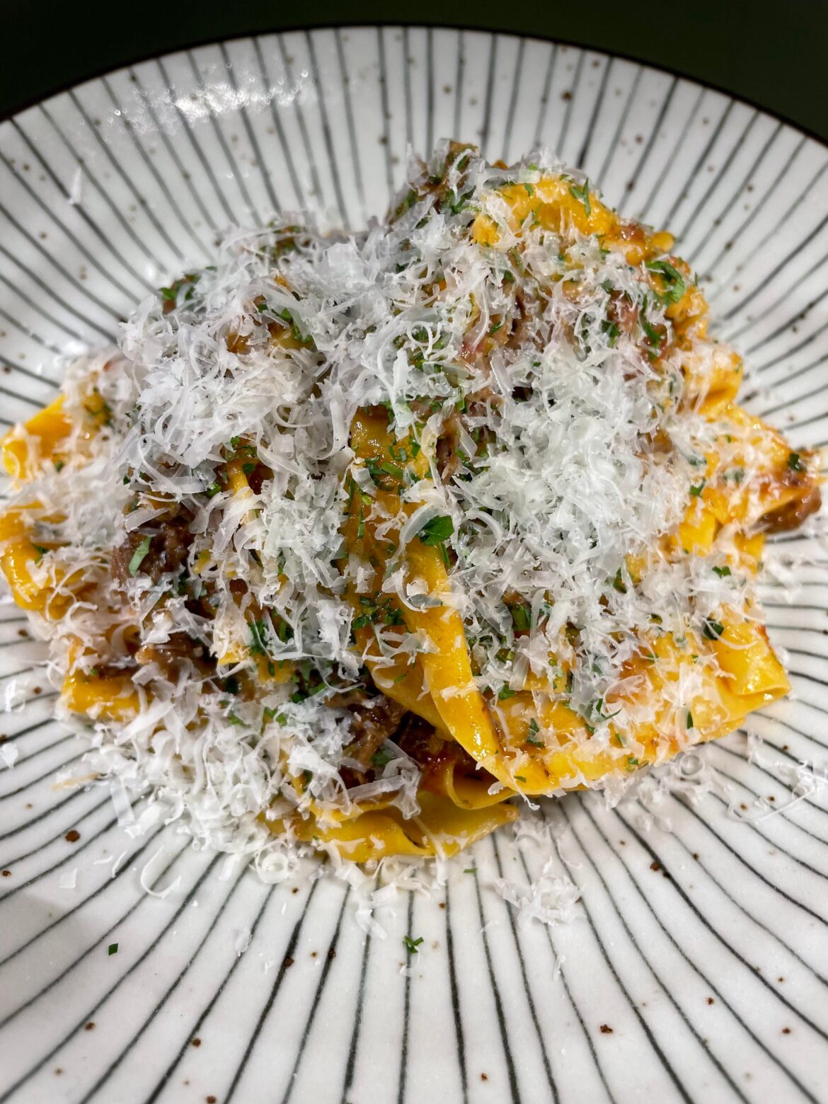 Short rib ragu with pappardelle [homemade]