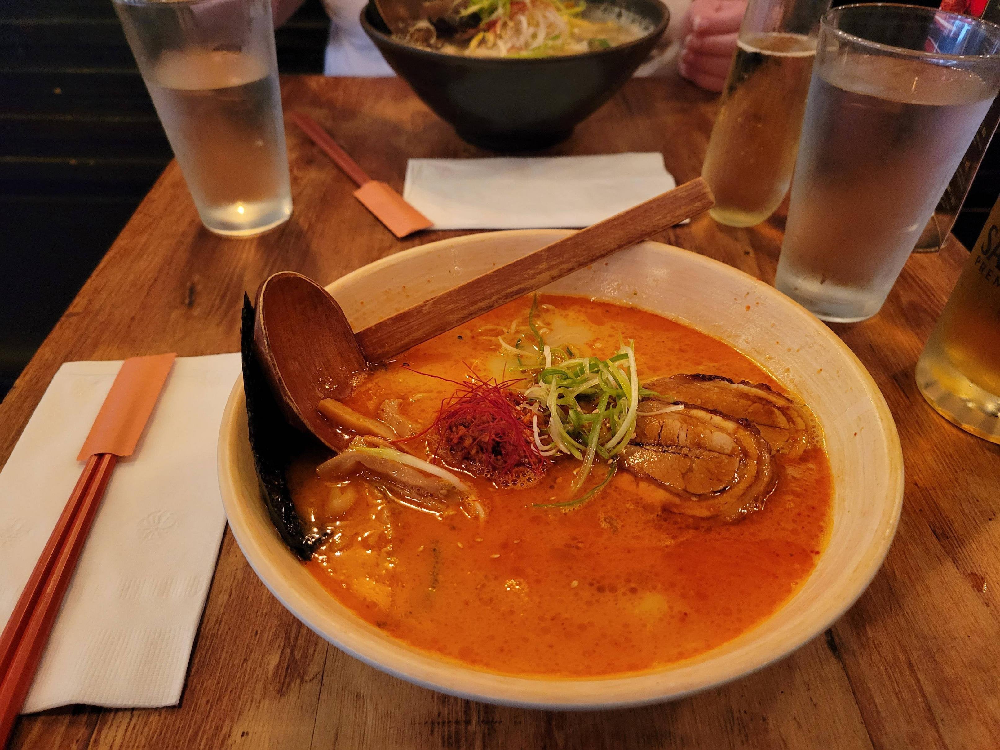 Volcano tonkatsu (Jin Ramen NYC) Dining and Cooking
