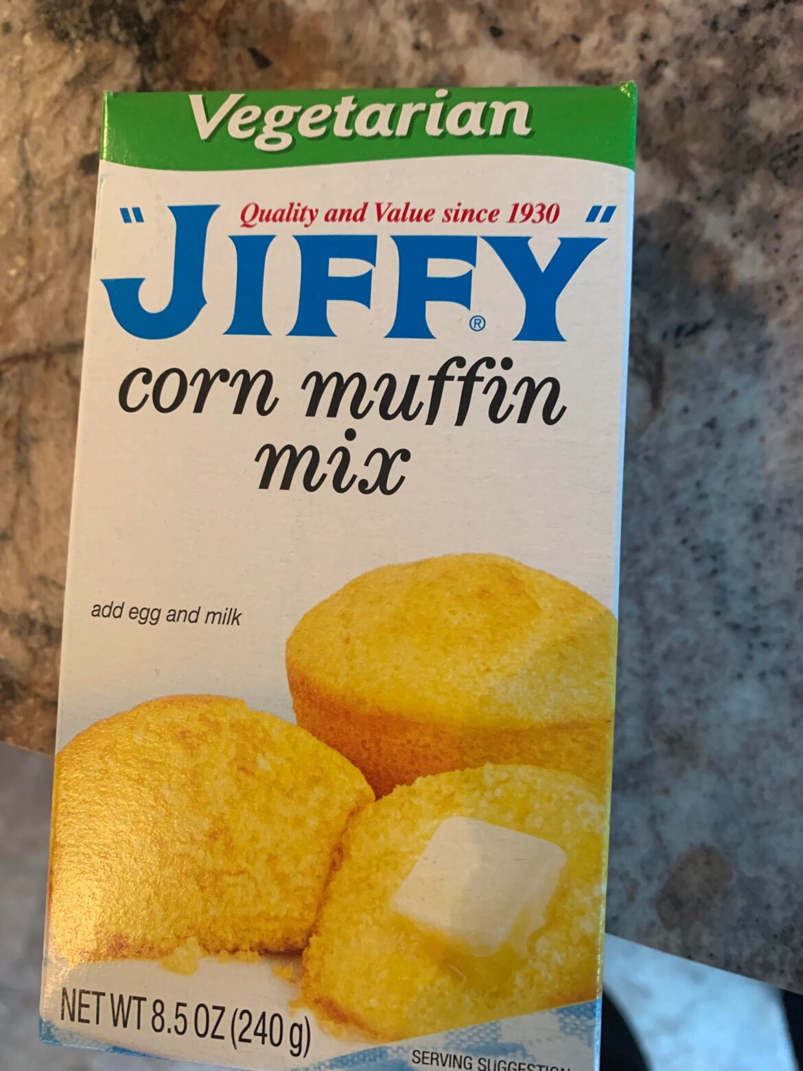 TIL regular corn bread mix has lard.