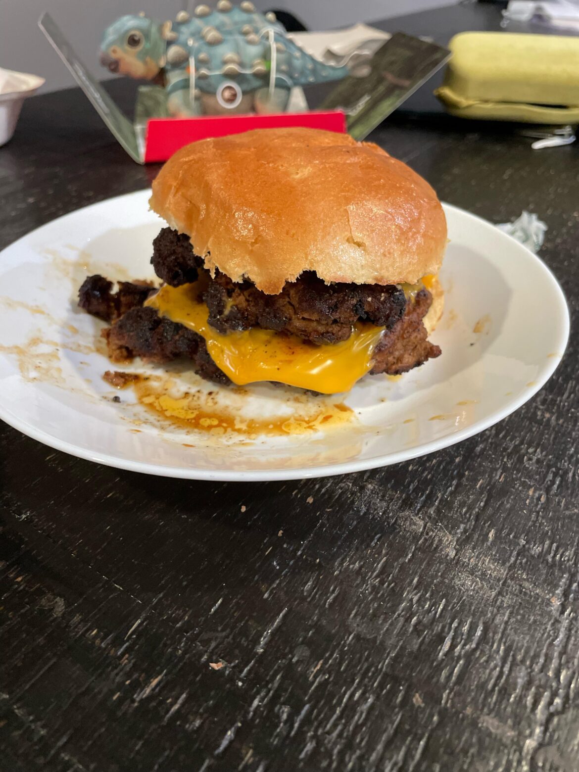 Double smash burger