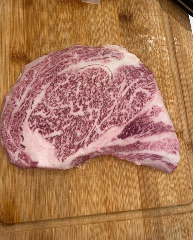 After years of loving steak I finally cooked and tasted my first A5 Wagyu