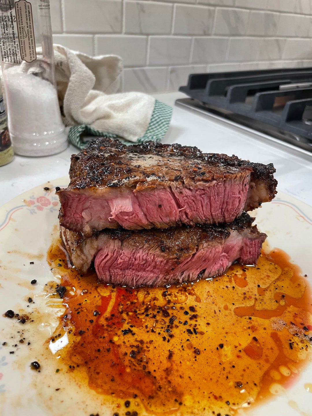 21oz kroger ribeye on the cast iron. thoughts/tips? Dining and Cooking