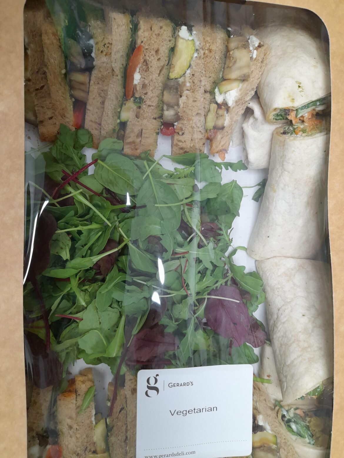 the vegetarian platter was the same price as the other full meat platters but mostly filled with wilted leaves.