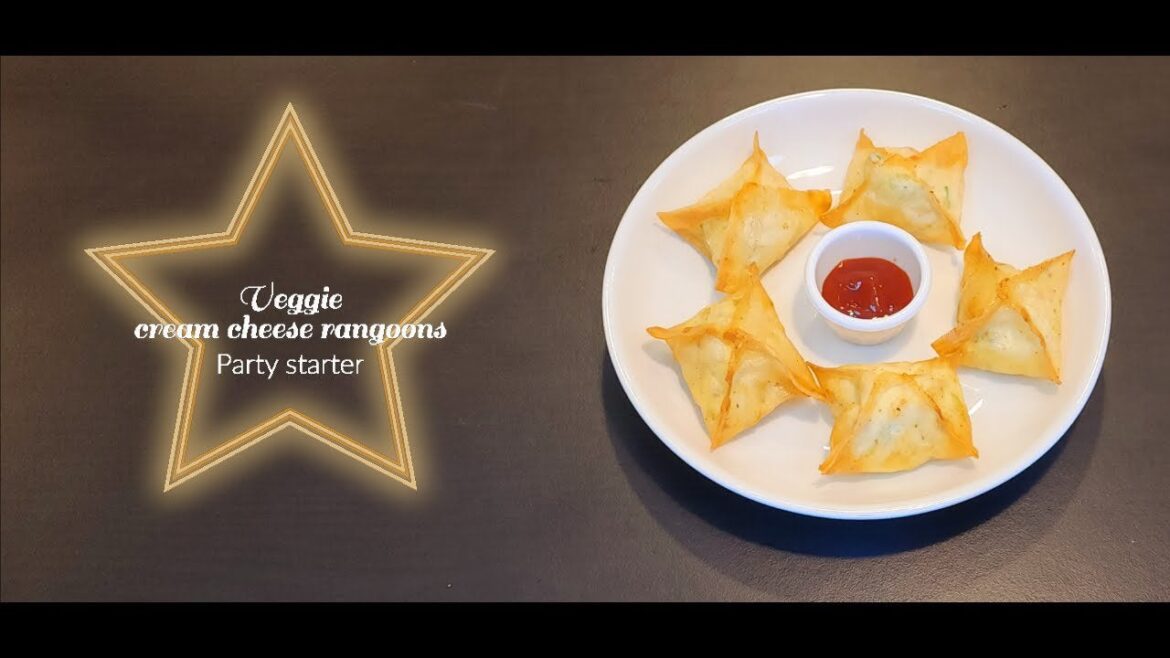 Veggie Cream Cheese Rangoons | Party Starter