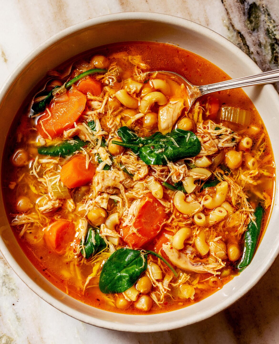 Chicken Soup with Chickpeas