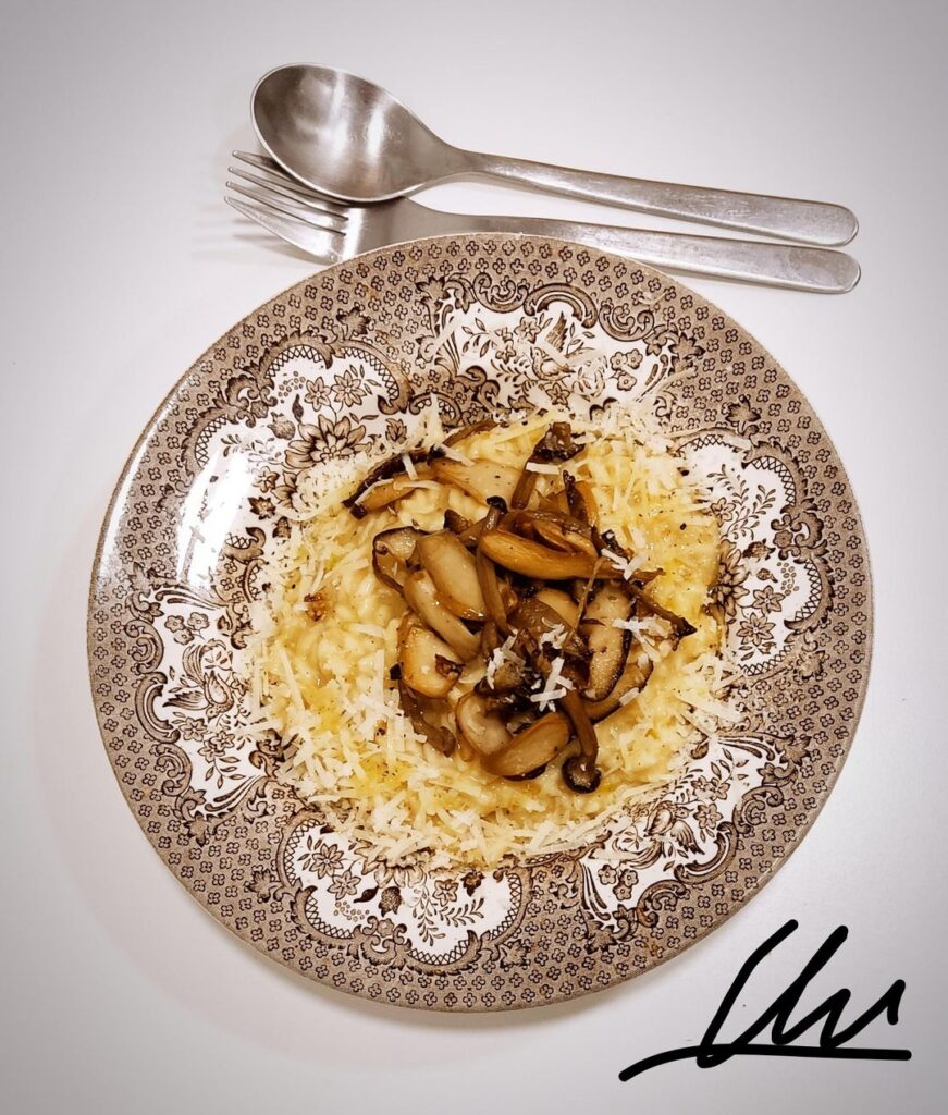 Wild mushroom risotto recipe