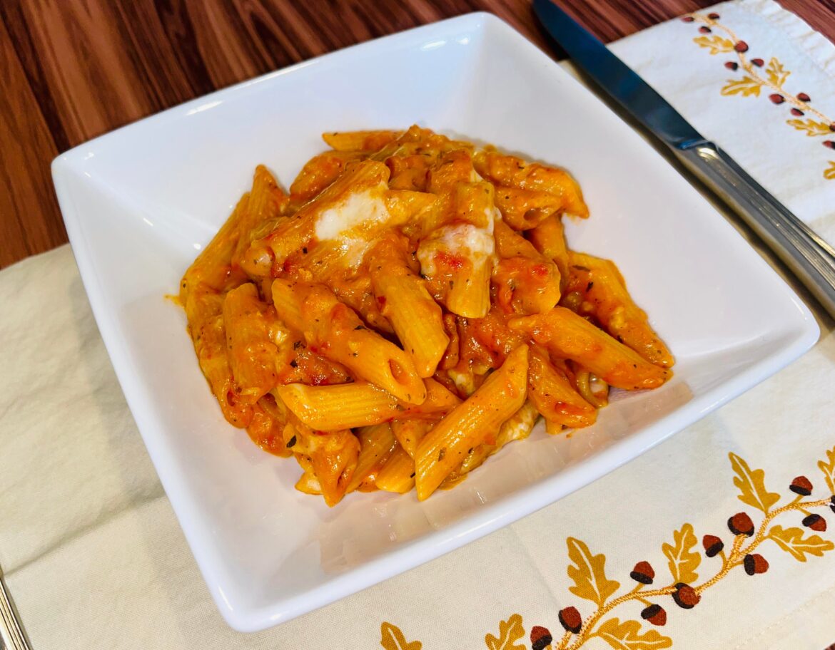 Penne Alla Vodka (One Pot Pasta)