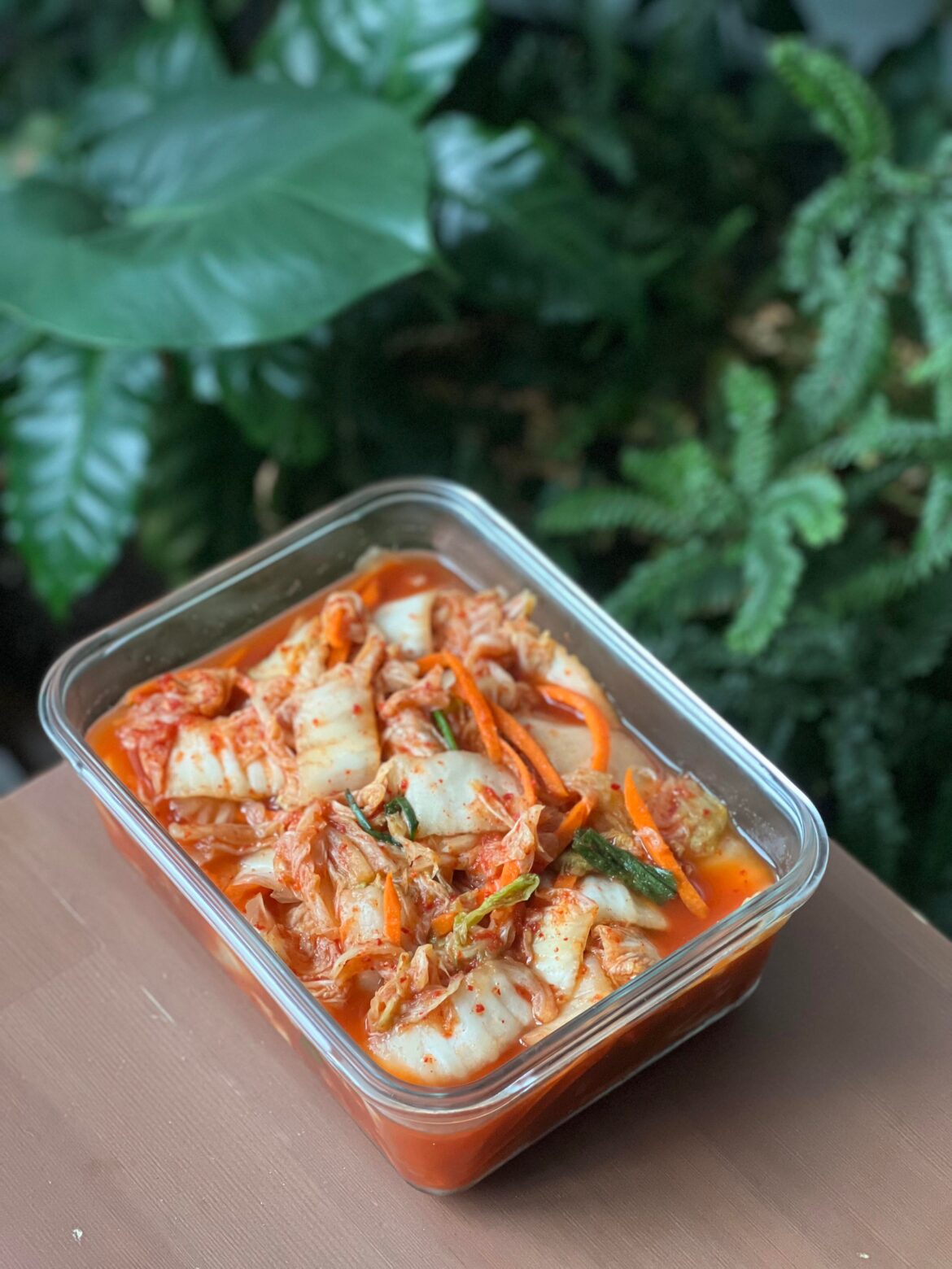 Homemade kimchi
