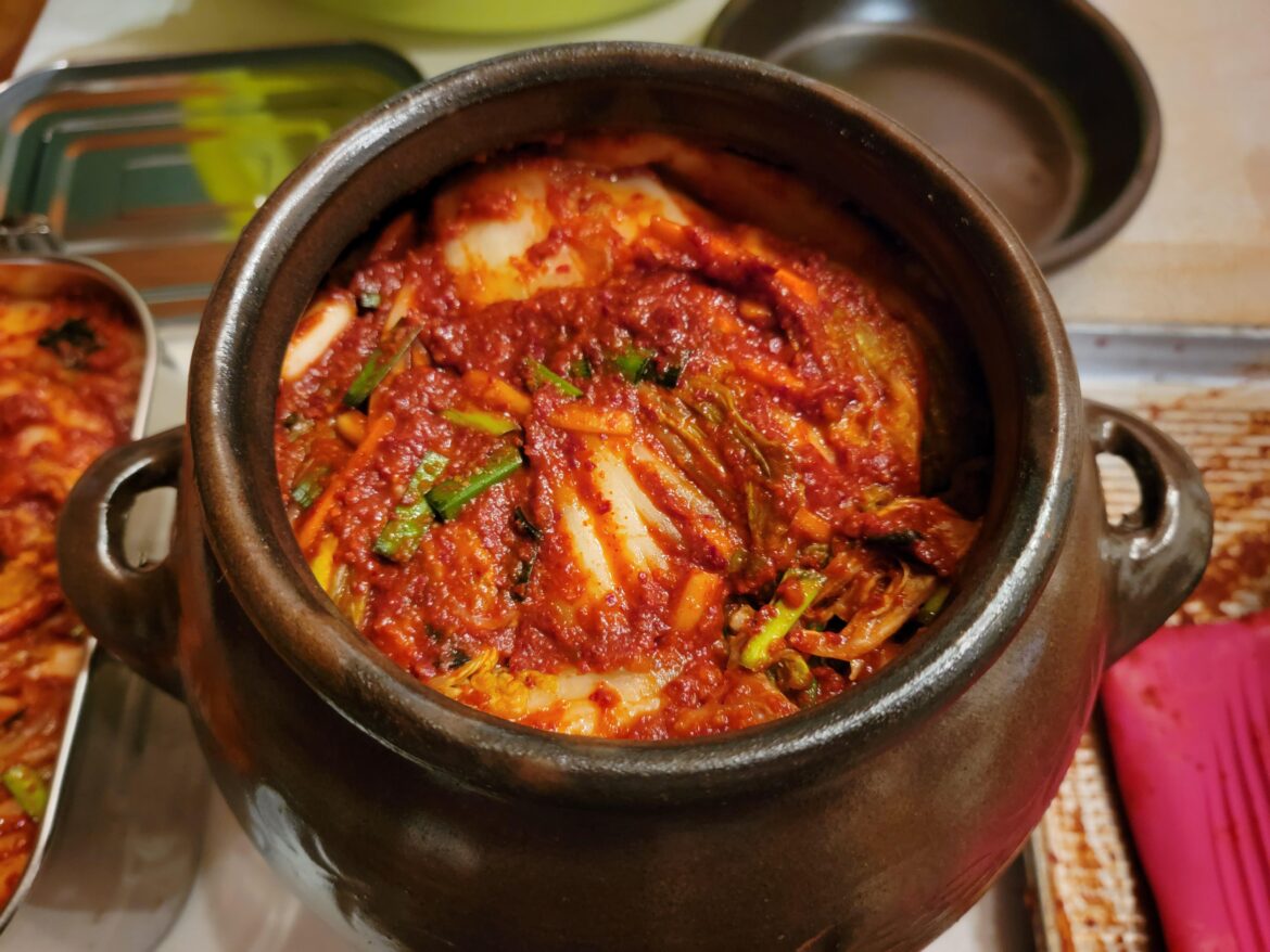 First time fermenting my kimchi in an onggi, any tips would be appreciated. Thanks!