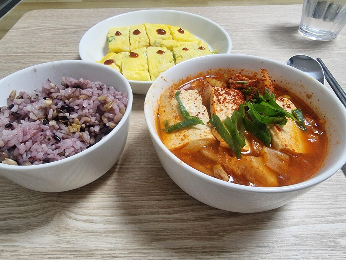 made 김치찌개 at home, how did I do?