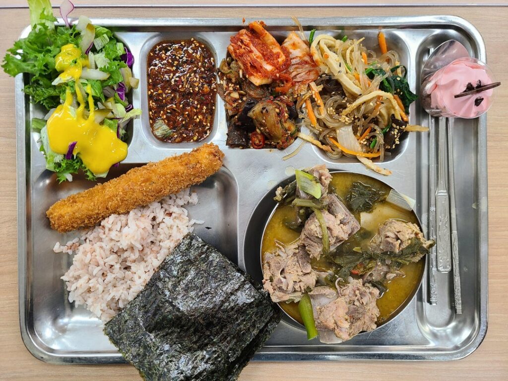 Been a while! My school lunch!!