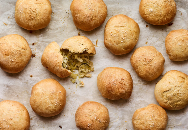 Cabbage, Feta and Dill Piroshki